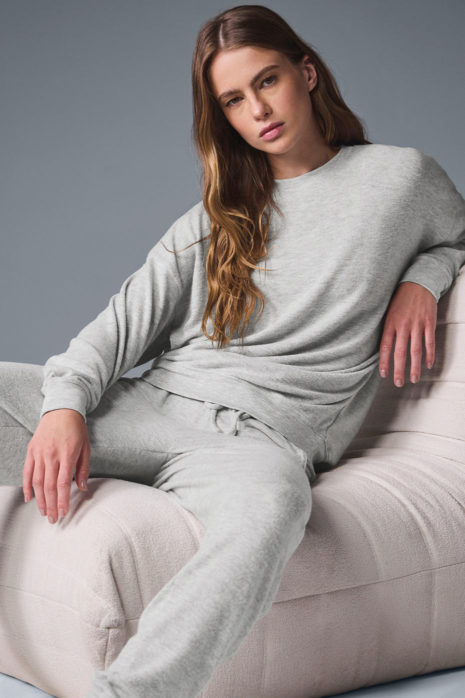 alo Soho Pullover - Athletic Heather Grey