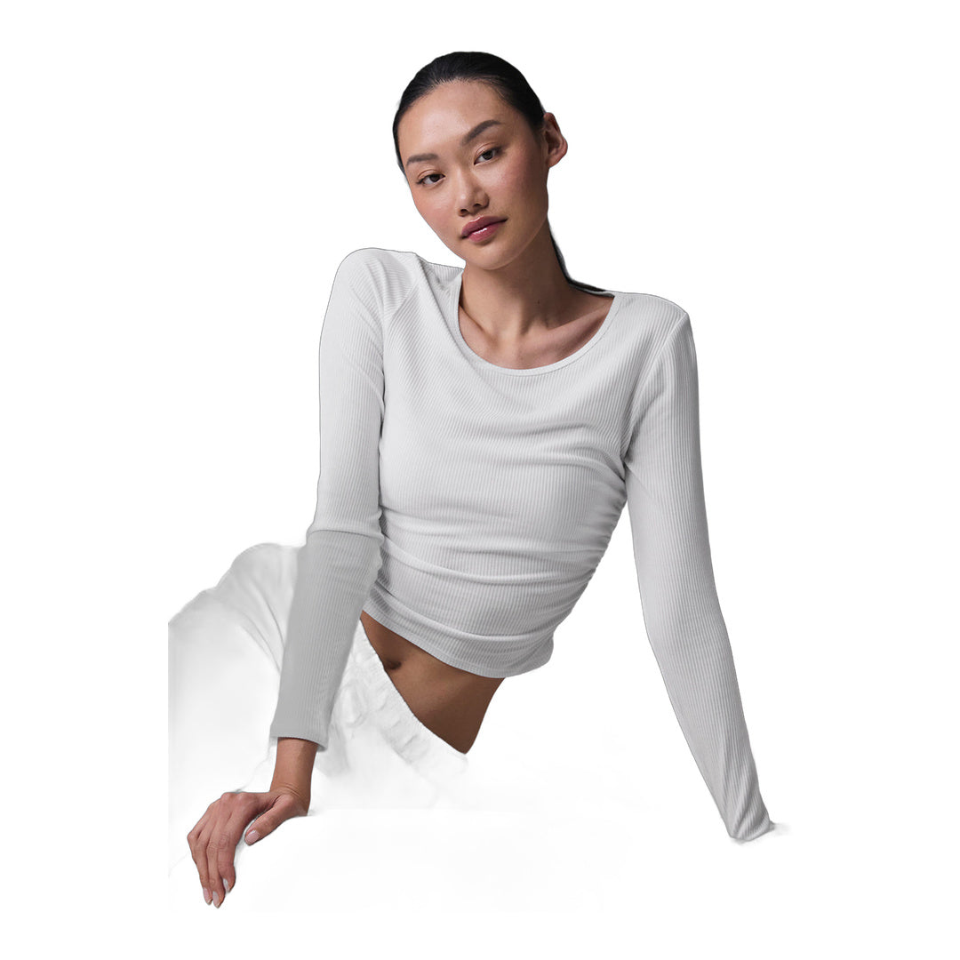 alo Gather Long Sleeve - White