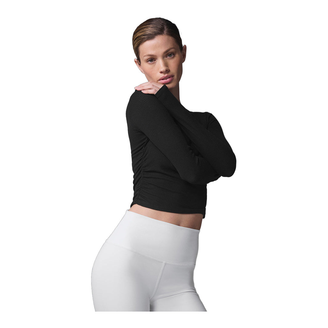 alo Gather Long Sleeve - Black