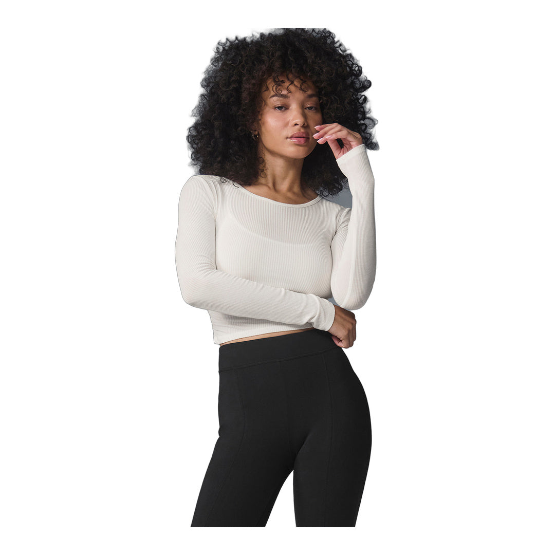 alo Gather Long Sleeve - Ivory