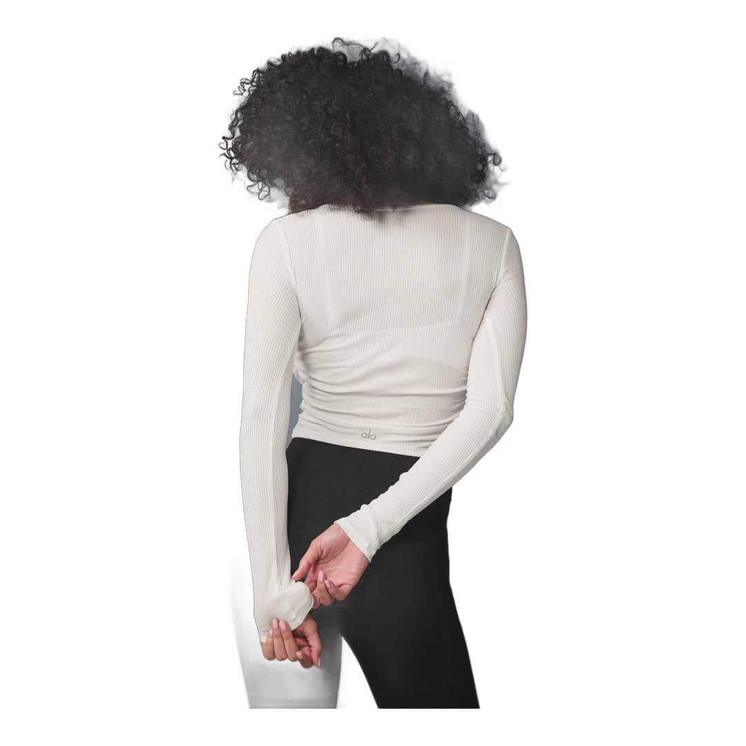 alo Gather Long Sleeve - Ivory