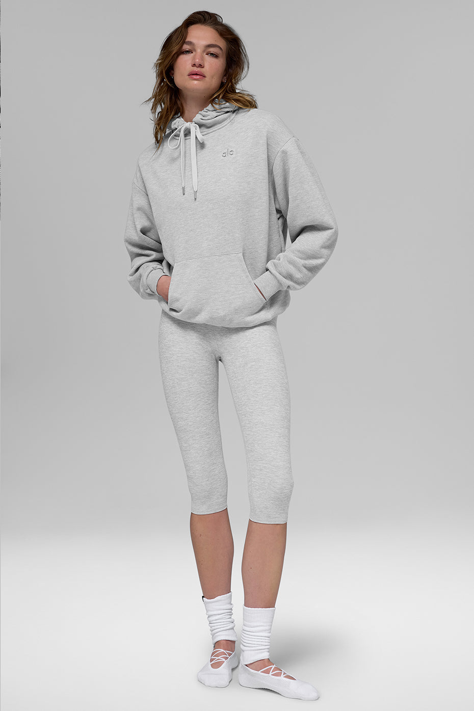 alo Accolade Hoodie - Athletic Heather Grey