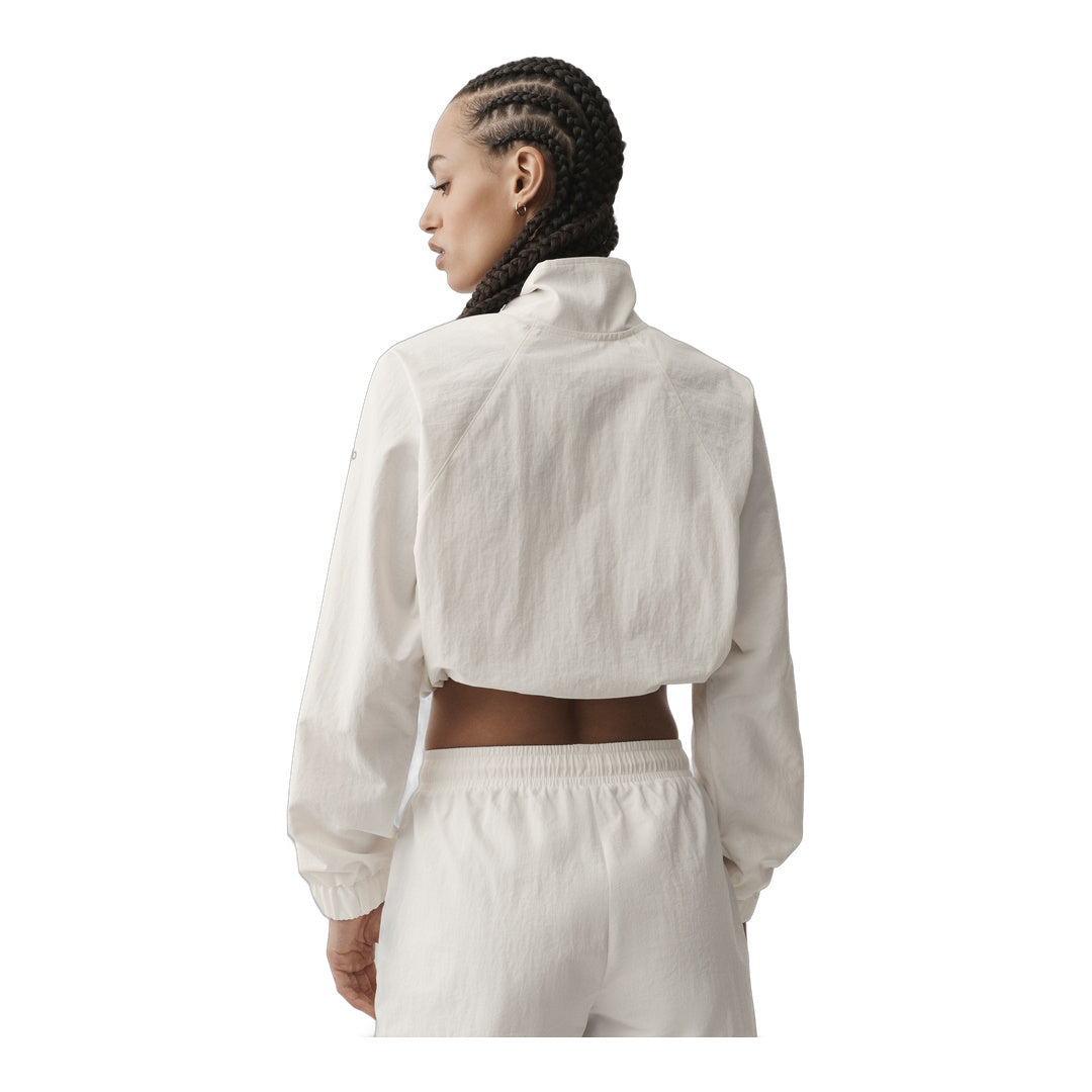 alo Cropped 1/4 Zip Alumni Pullover - Ivory