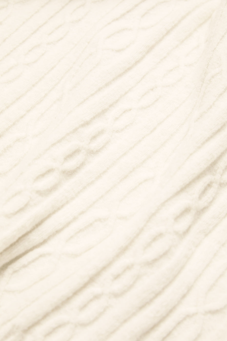 alo Cable Knit Winter Bliss Hoodie - Ivory