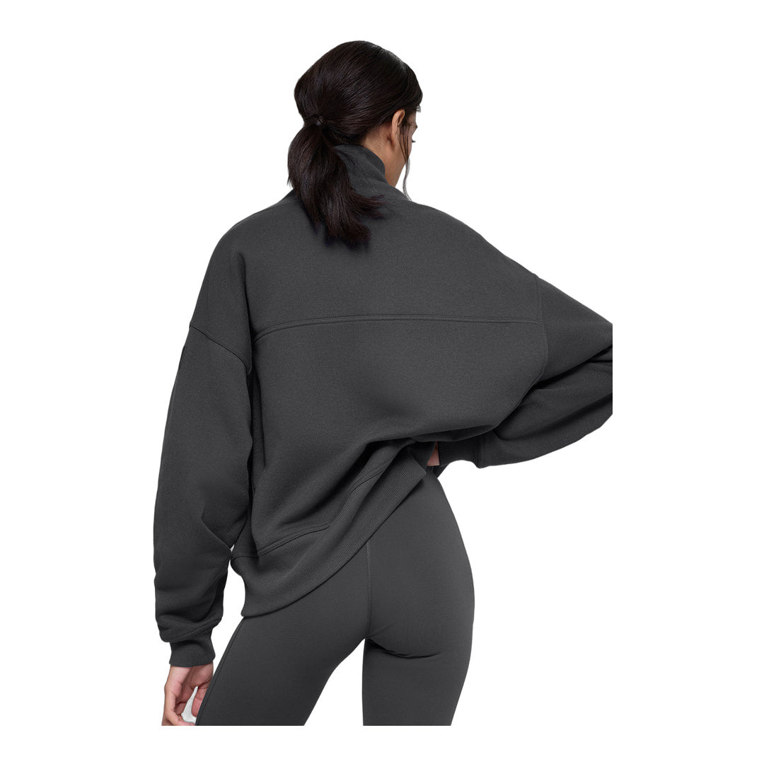 alo Hazy Mock Neck Pullover - Anthracite