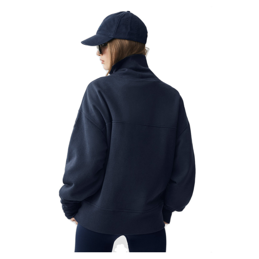 ALO Hazy Mock Neck Pullover - Navy