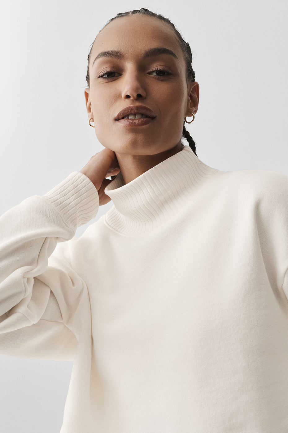 alo Cropped Serenity Coverup - Ivory