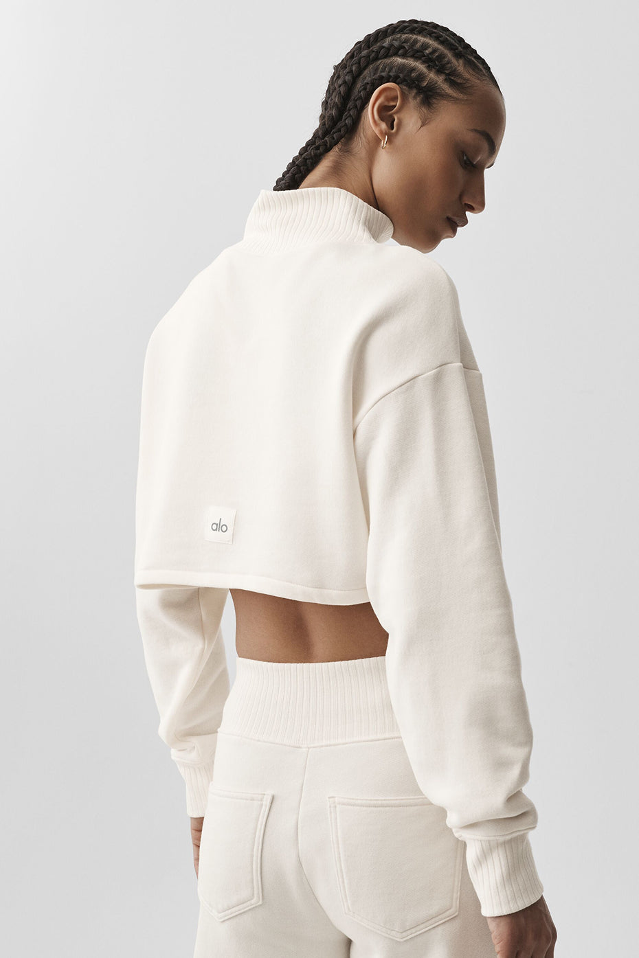 alo Cropped Serenity Coverup - Ivory