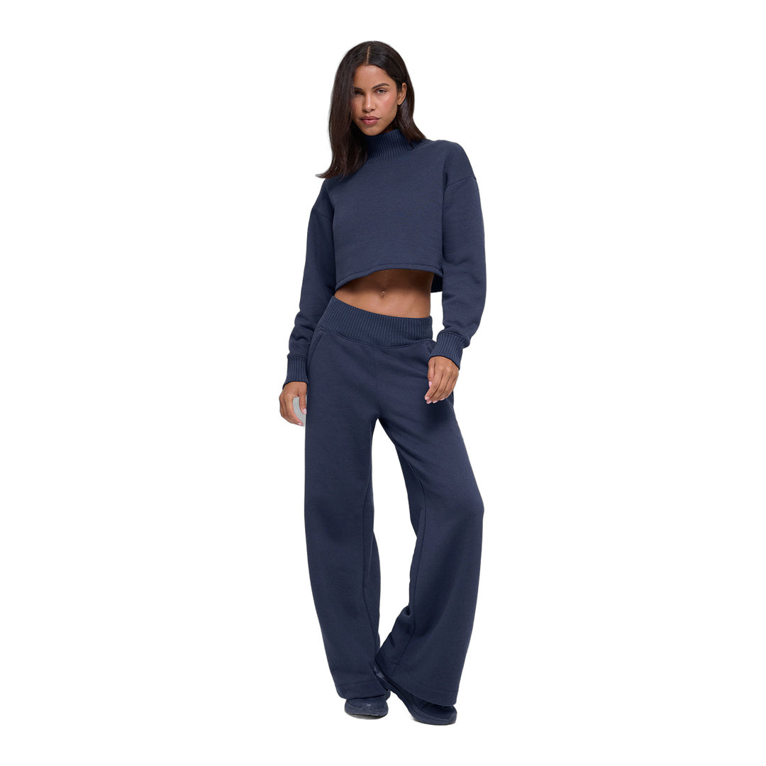 alo Cropped Serenity Coverup - Navy