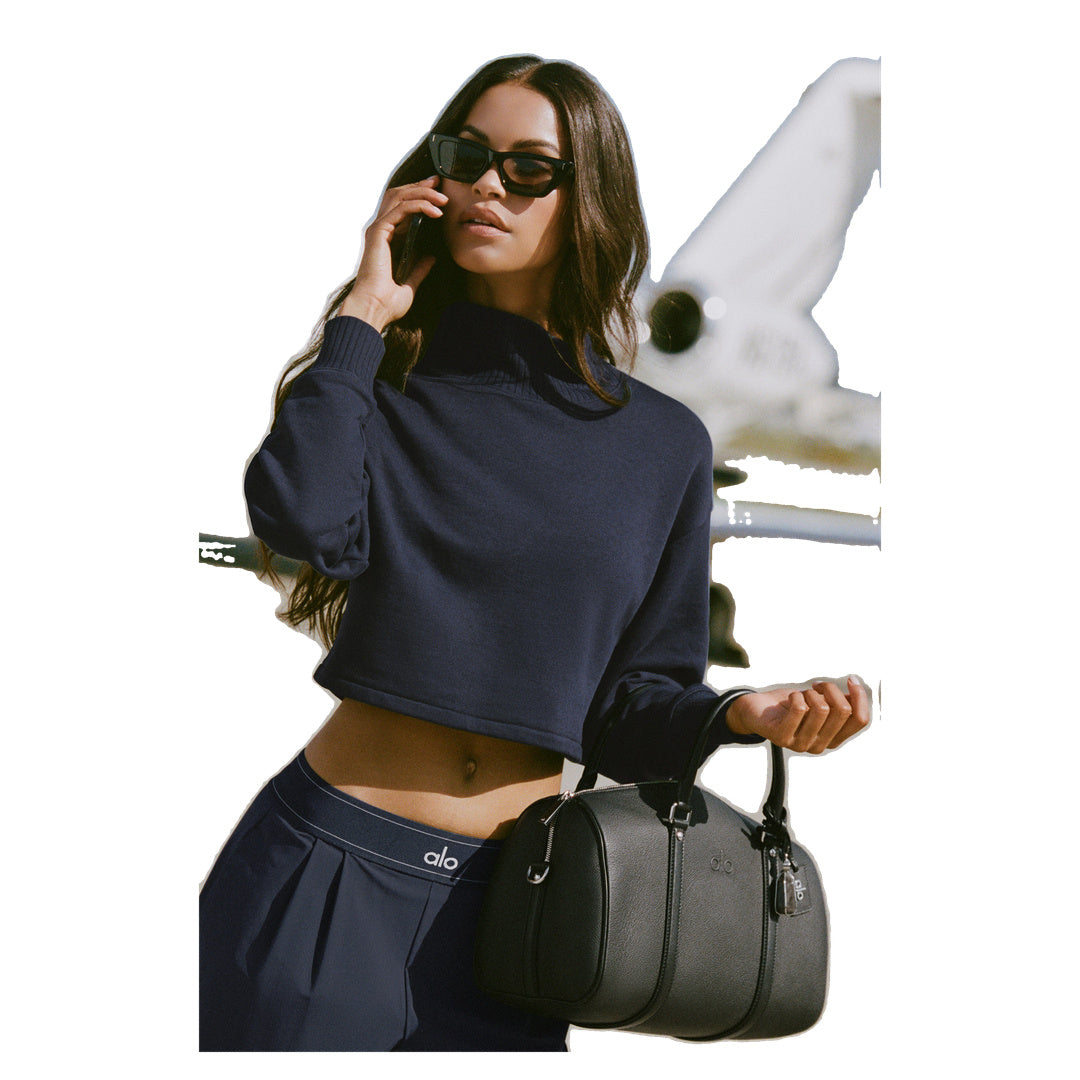 ALO Cropped Serenity Coverup - Navy