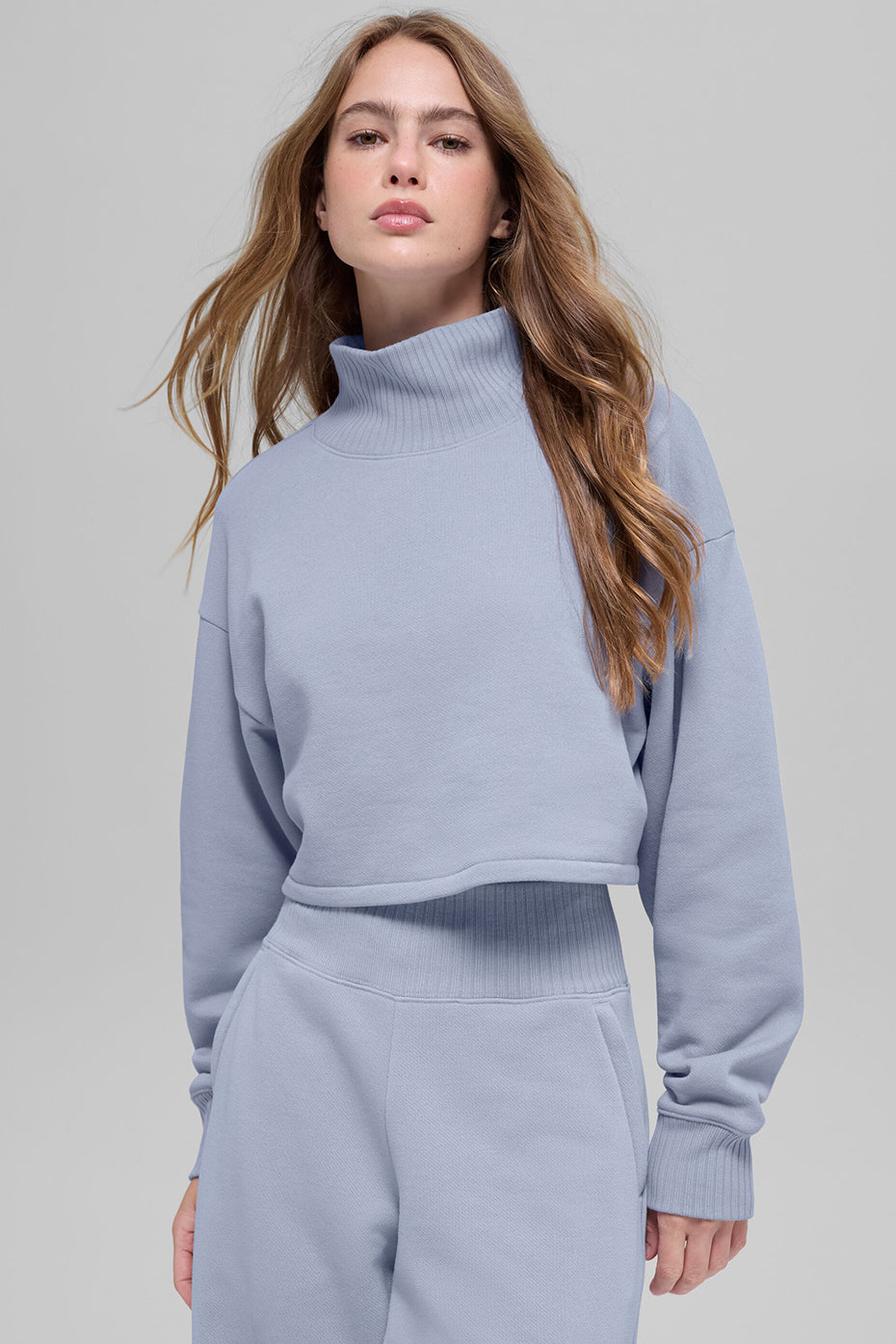 alo Cropped Serenity Coverup - Winter Frost