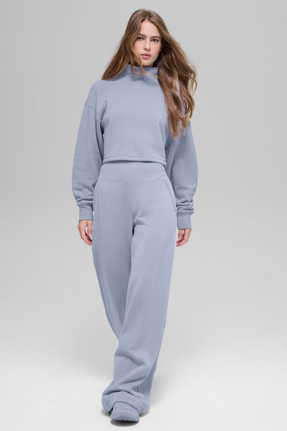alo Cropped Serenity Coverup - Winter Frost
