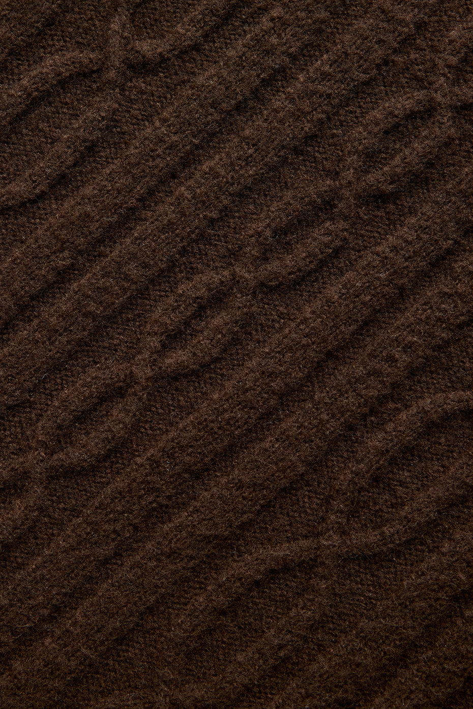 alo Cable Knit Cropped Winter Bliss Turtleneck Long Sleeve - Espresso
