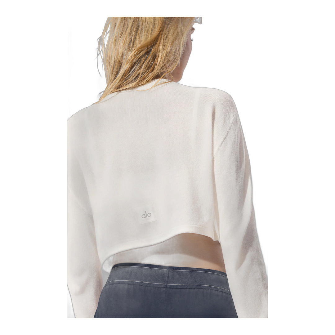 alo Supernatural Sweater Cardigan - Ivory