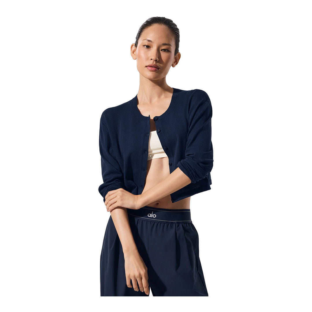 alo Supernatural Sweater Cardigan - Navy