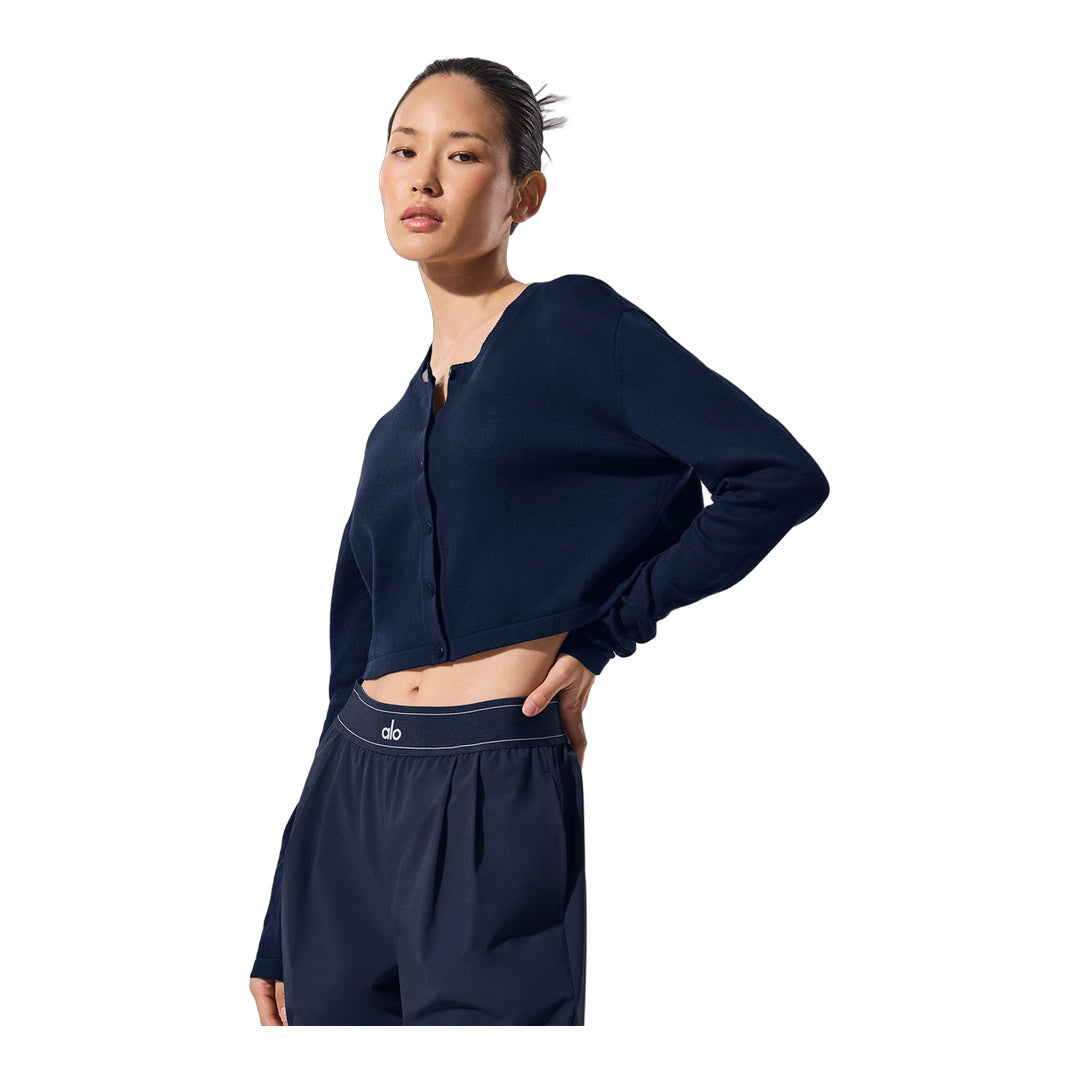 alo Supernatural Sweater Cardigan - Navy