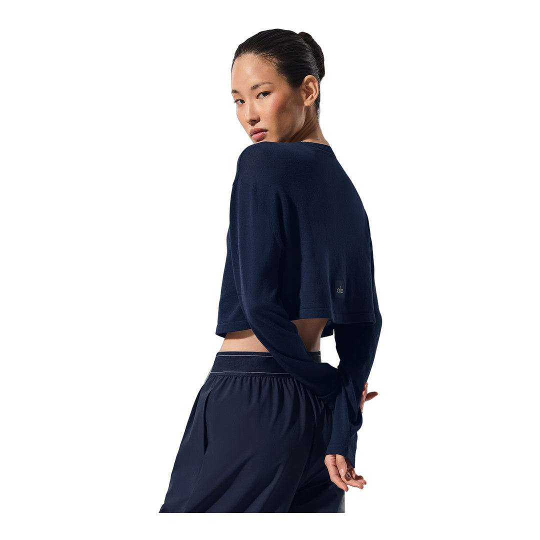 alo Supernatural Sweater Cardigan - Navy