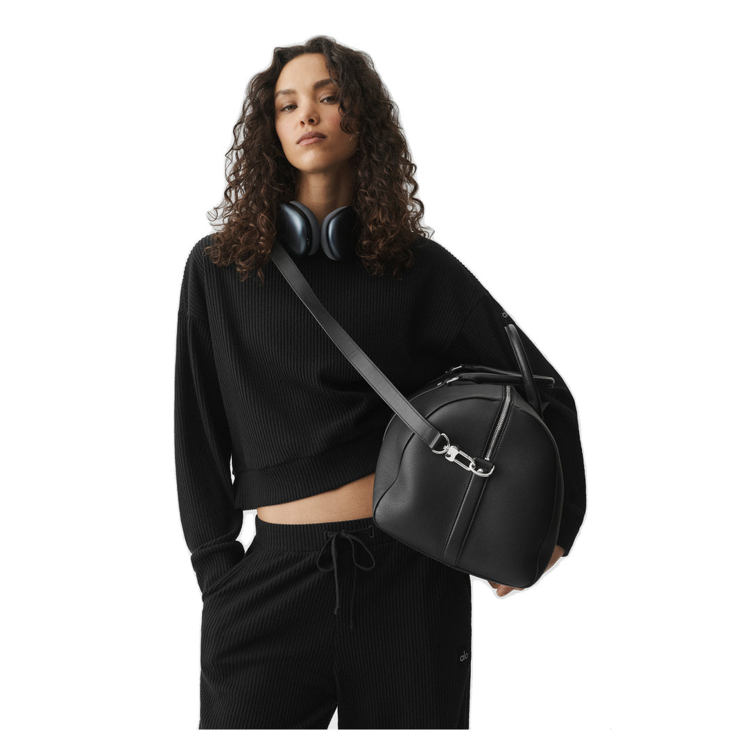 ALO Muse Crew Neck Pullover - Black