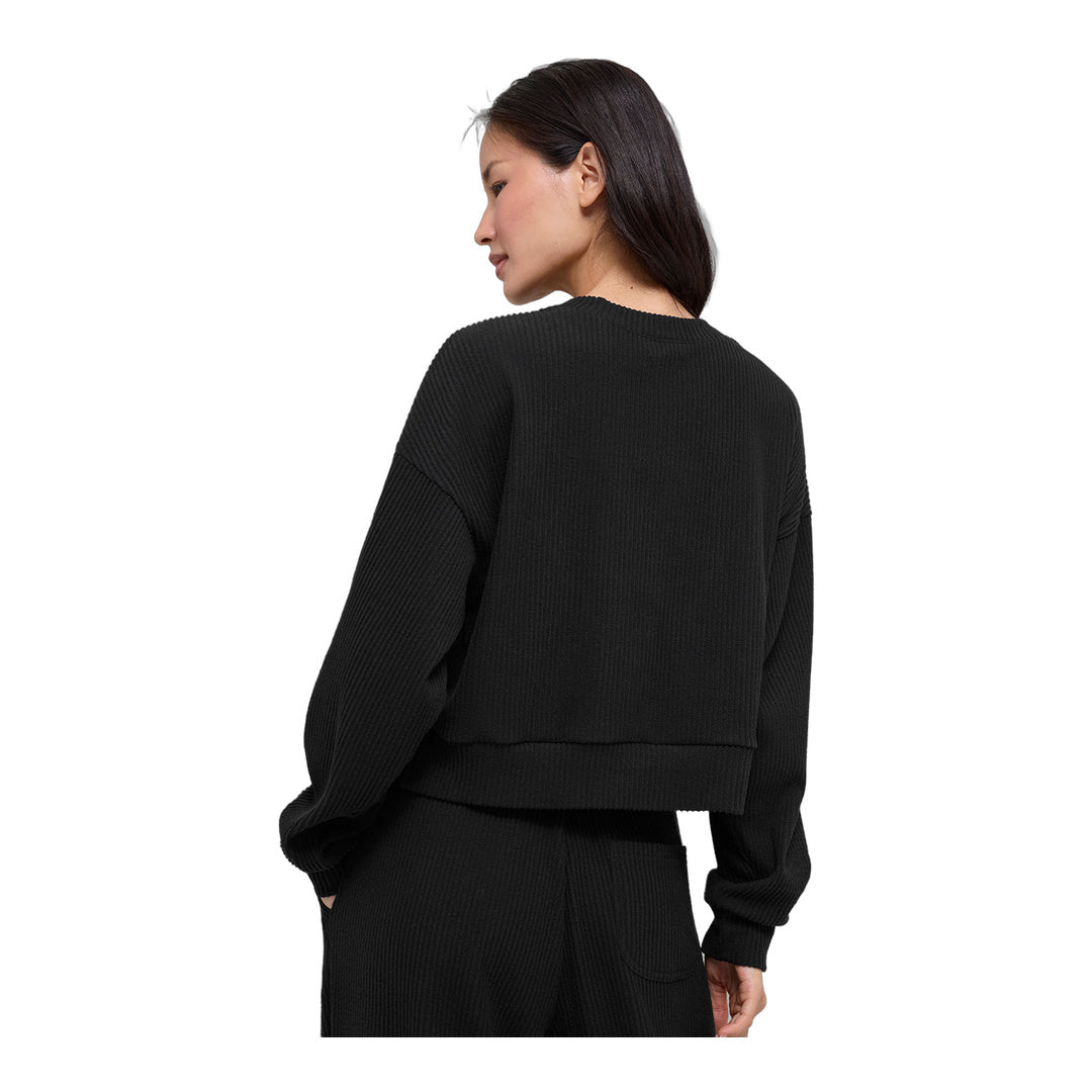 alo Muse Crew Neck Pullover - Black