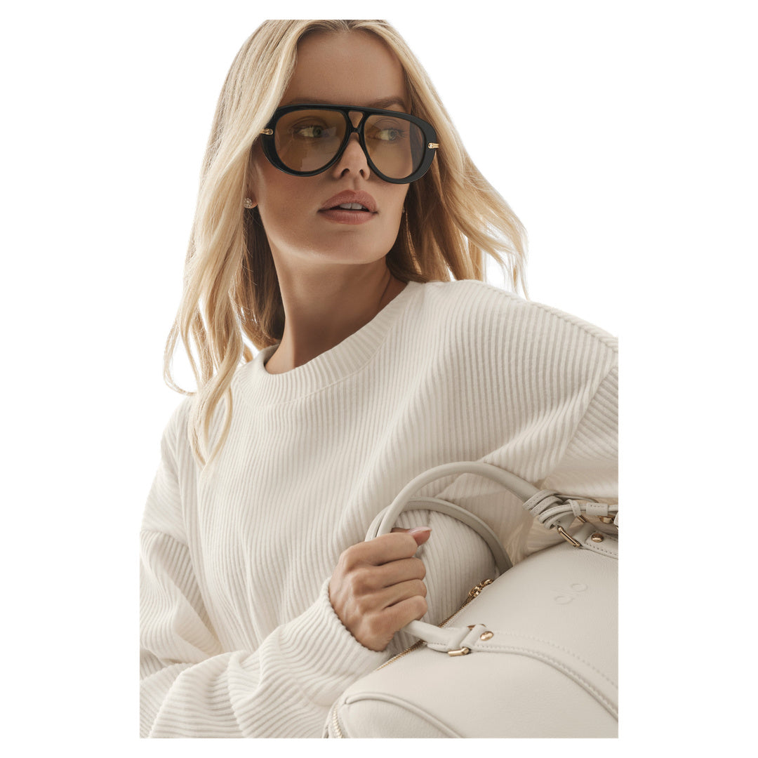 ALO Muse Crew Neck Pullover - Ivory