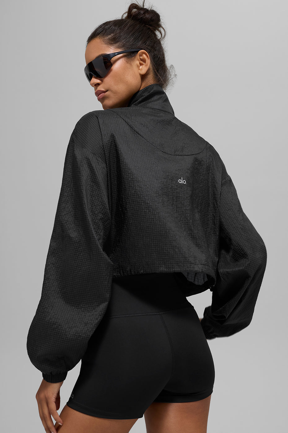 alo Game Time Full Zip Jacket - Black