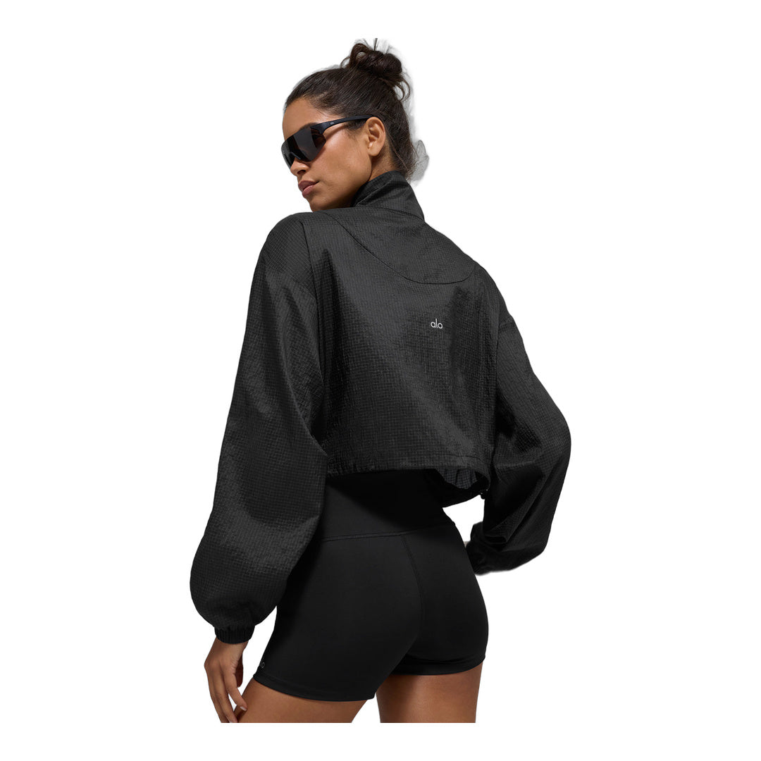 alo Game Time Full Zip Jacket - Black