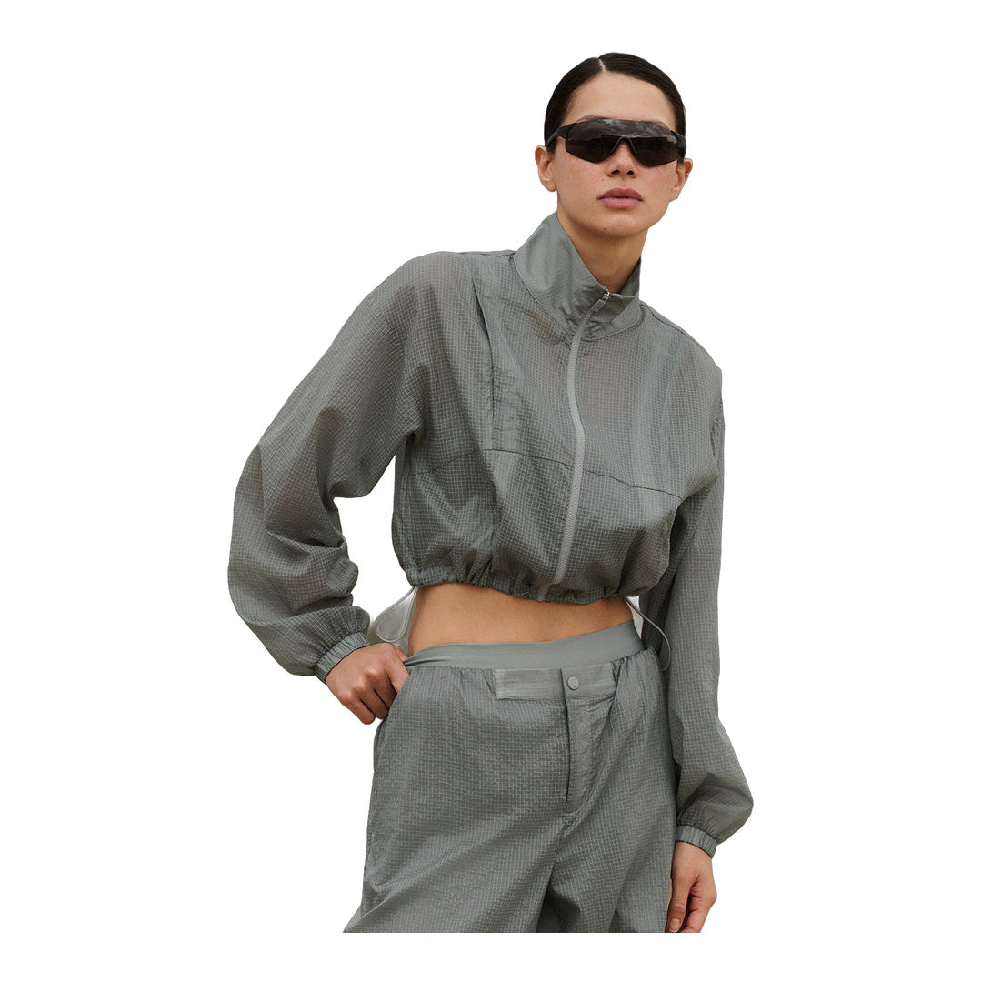 alo Game Time Full Zip Jacket - Lunar Grey