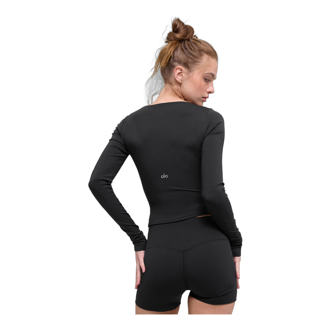 alo ALO Softsculpt Precision Long Sleeve - Black