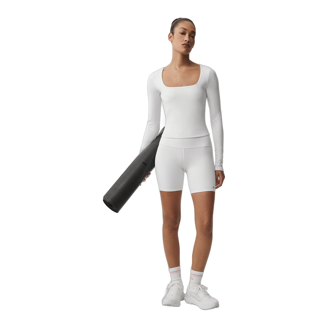 alo ALO Softsculpt Precision Long Sleeve - White