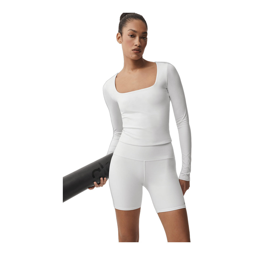 alo ALO Softsculpt Precision Long Sleeve - White