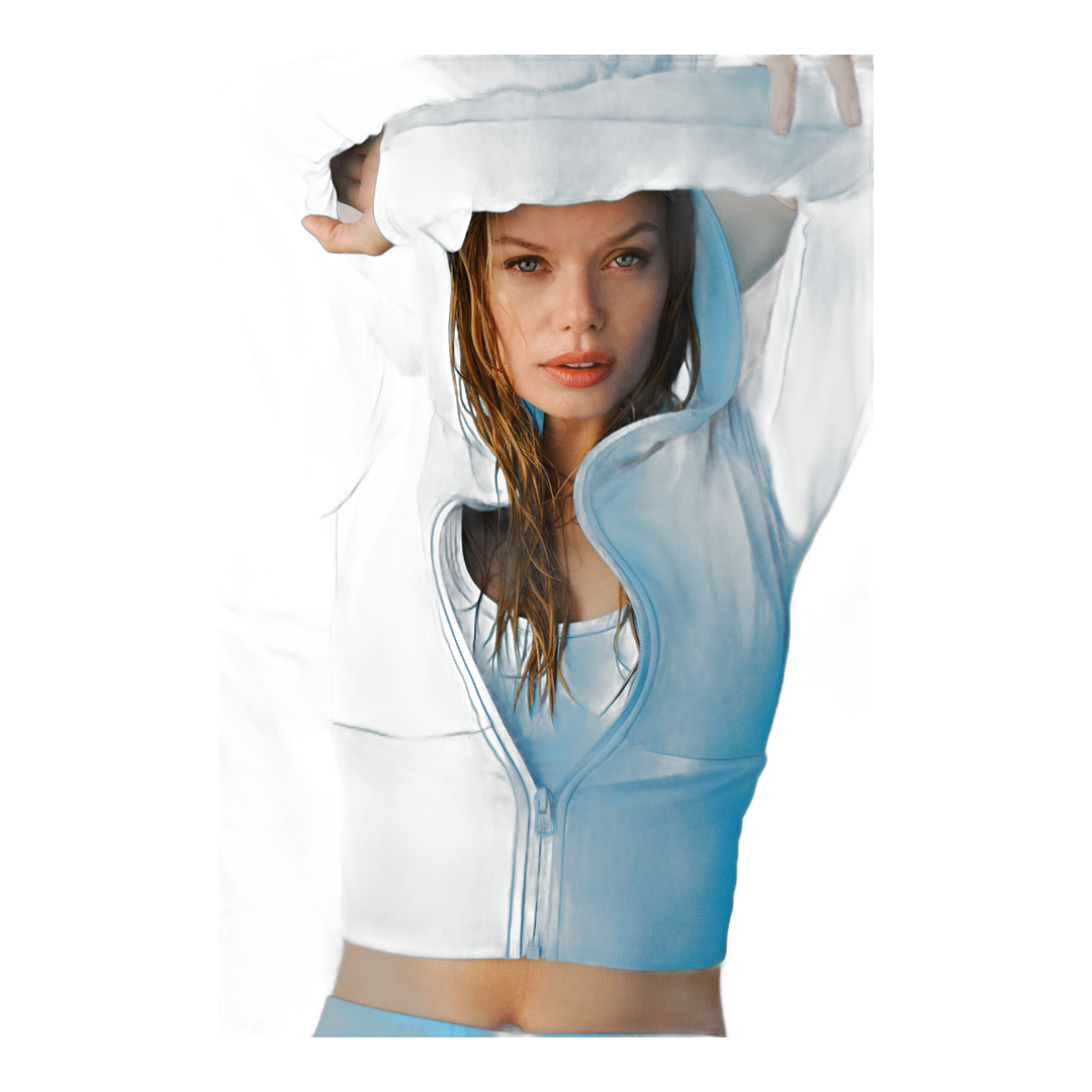 alo Sway Full Zip Hoodie - Azure Blue