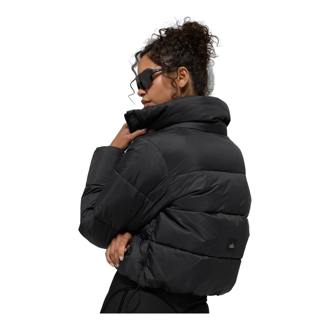 alo Gold Rush Puffer - Black