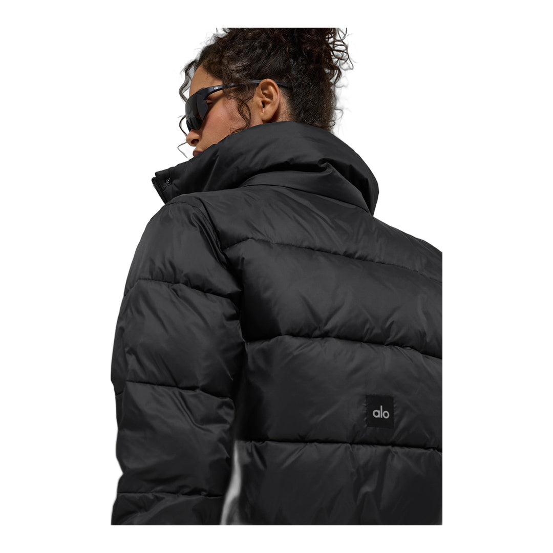 alo Gold Rush Puffer - Black