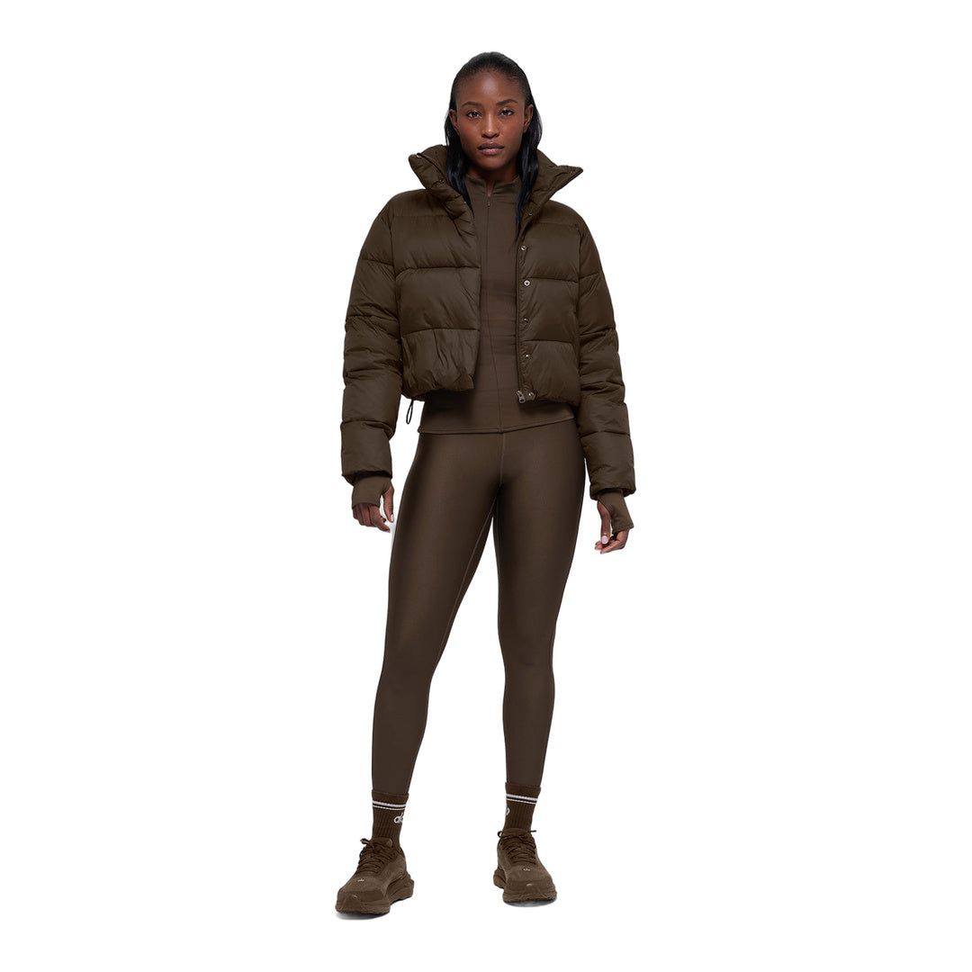 alo Gold Rush Puffer - Espresso