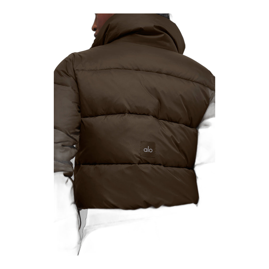 alo Gold Rush Puffer - Espresso