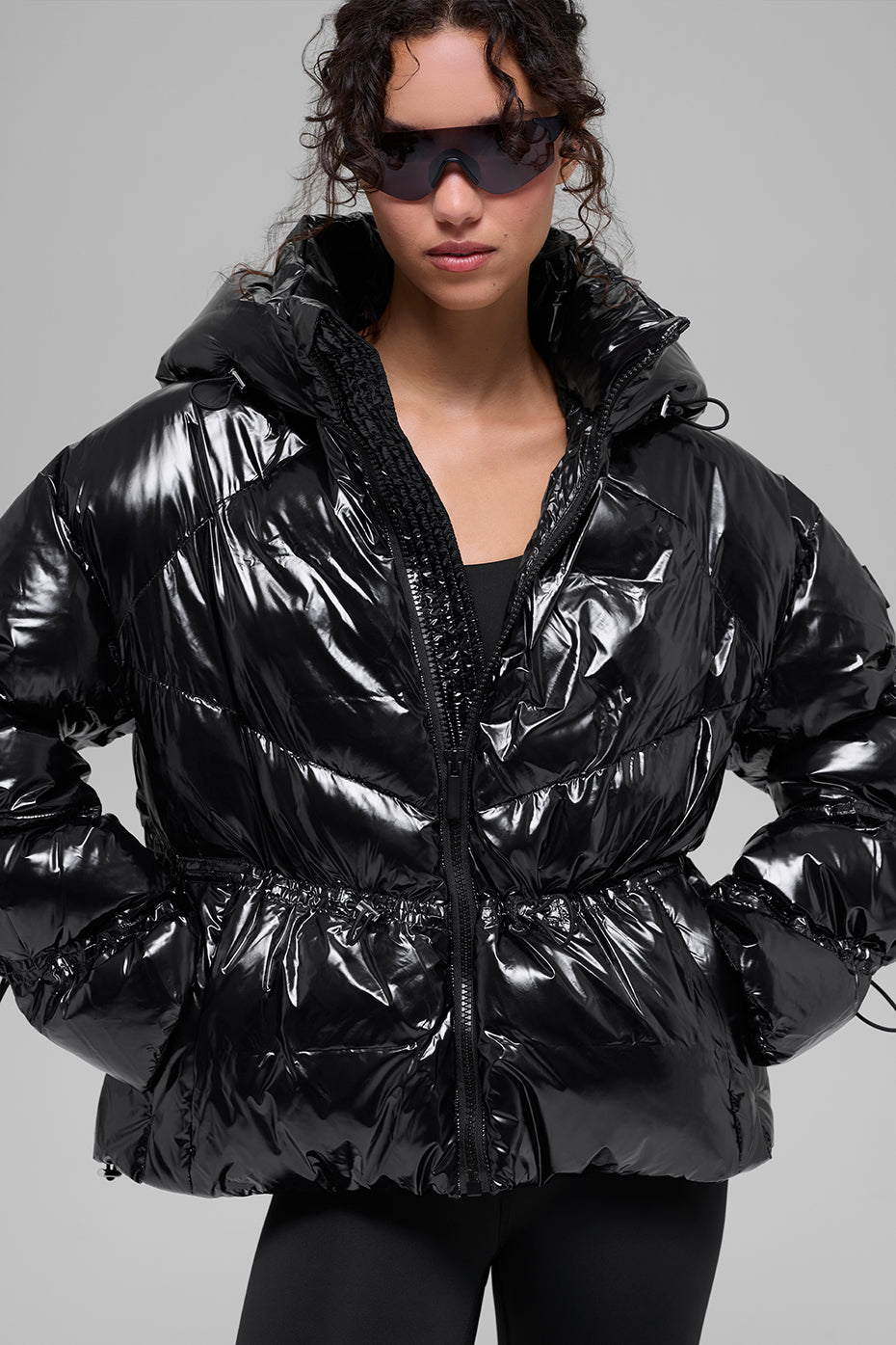 alo Stunner Puffer Jacket - Black