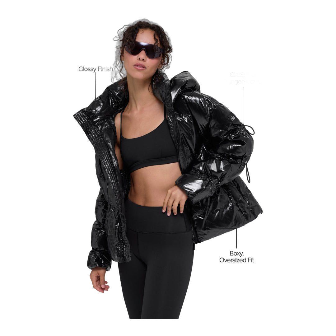 alo Stunner Puffer Jacket - Black