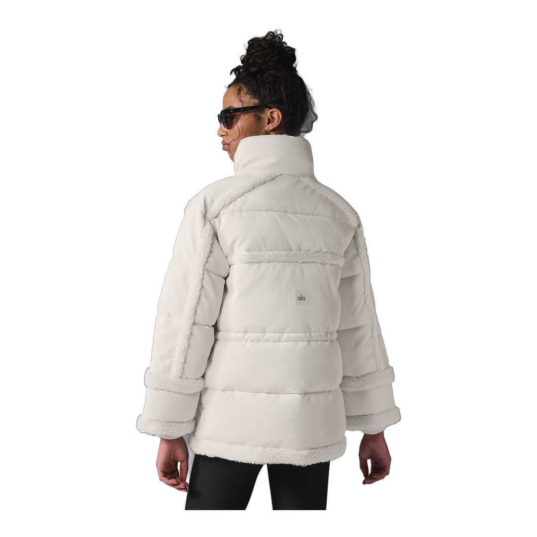 alo Ice Breaker Puffer Jacket - Ivory