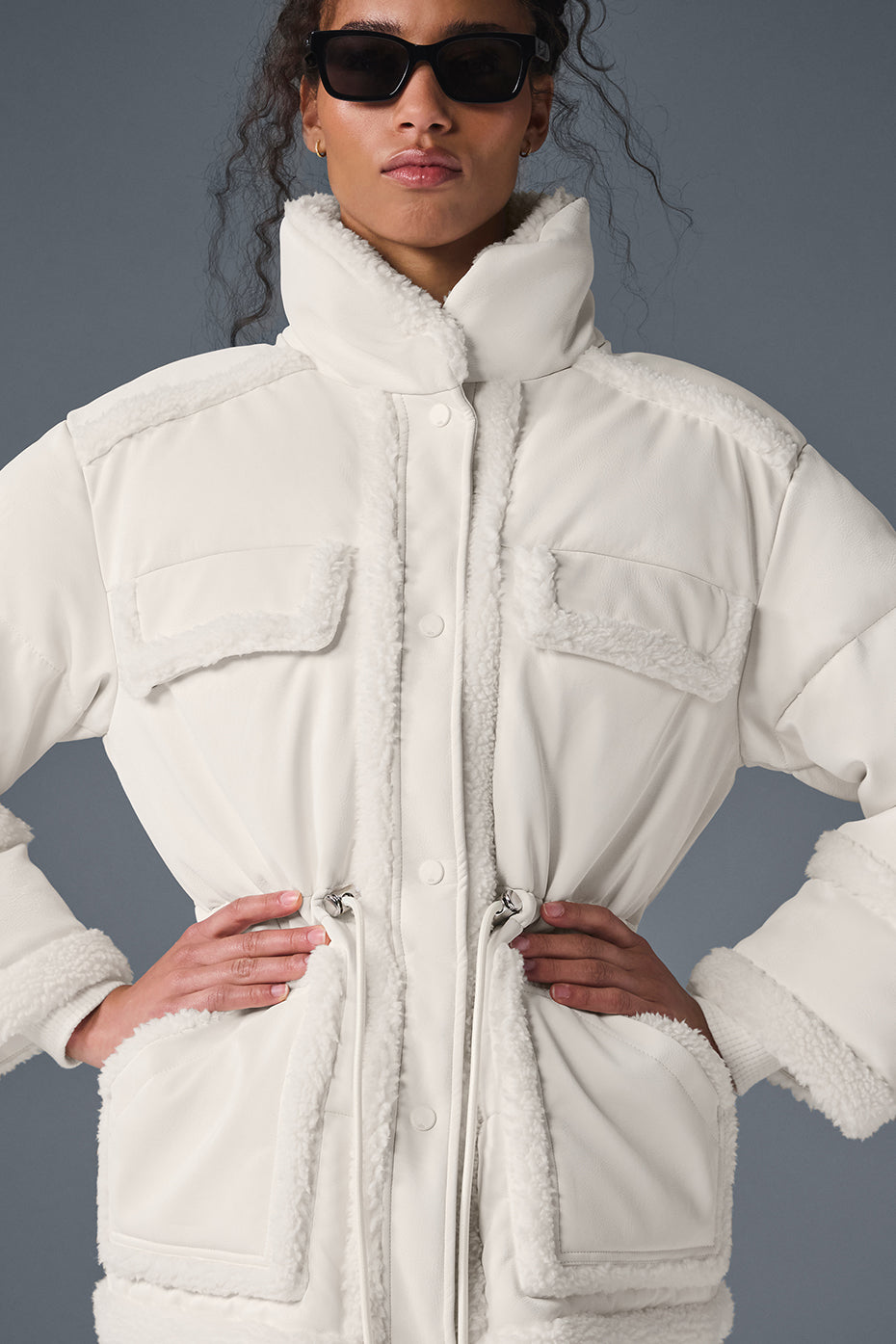 alo Ice Breaker Puffer Jacket - Ivory