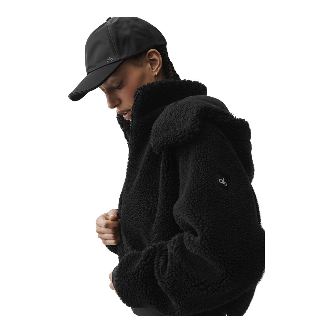 alo Foxy Sherpa Jacket - Black