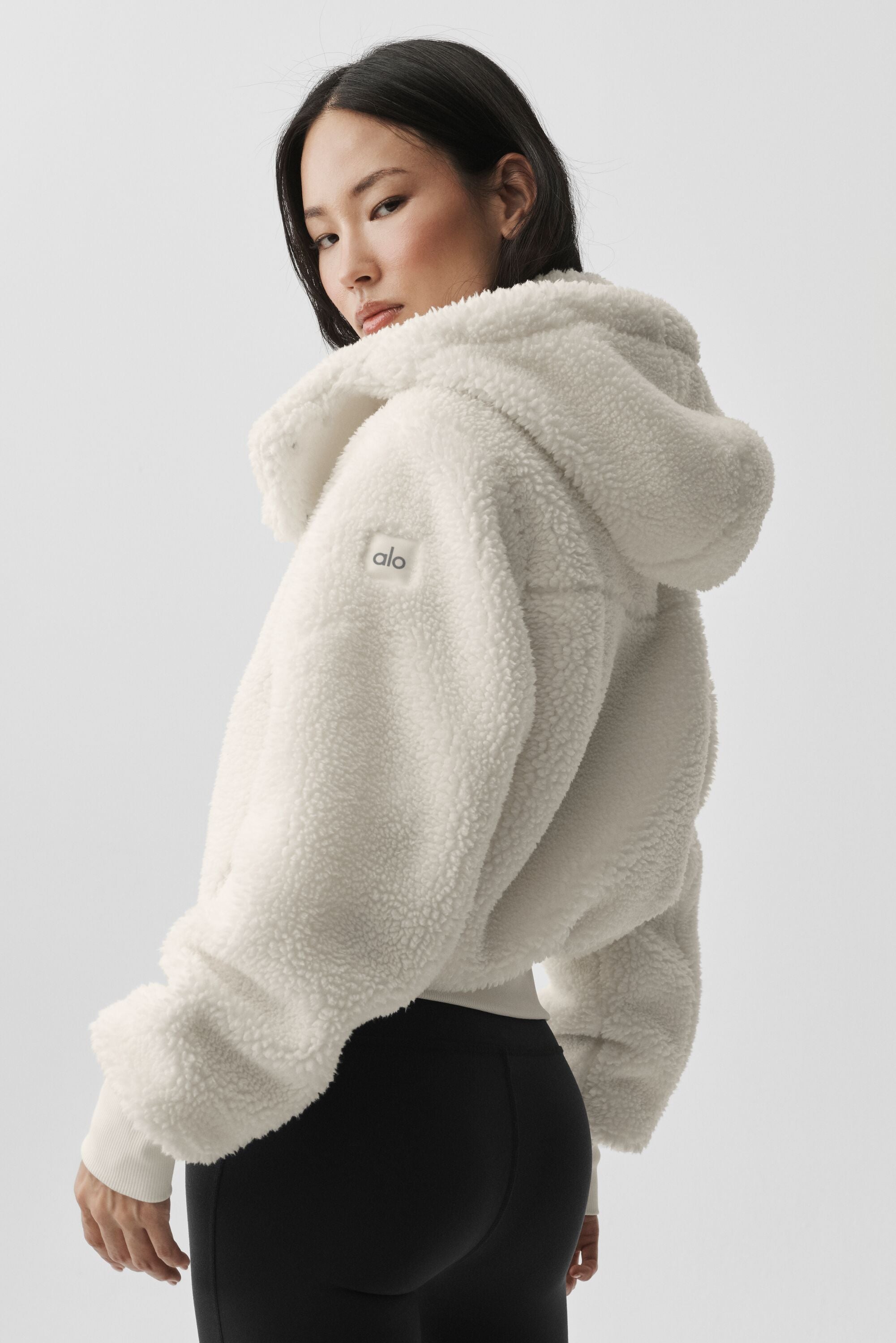 alo Foxy Sherpa Jacket - Ivory