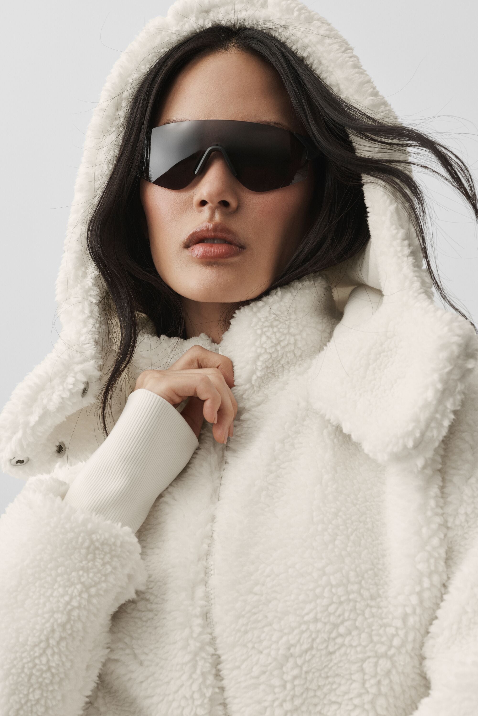 alo Foxy Sherpa Jacket - Ivory