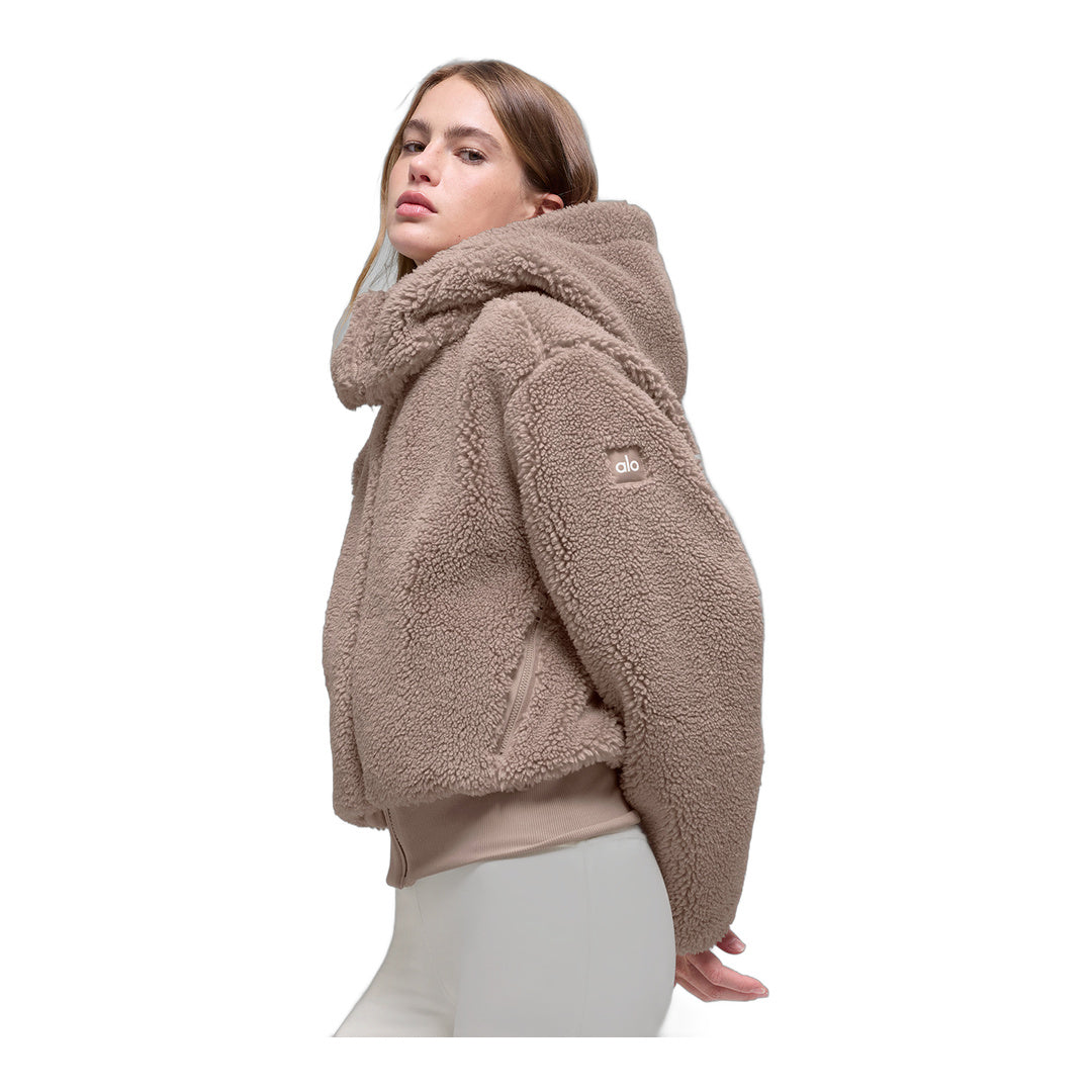 alo Foxy Sherpa Jacket - Chai Latte