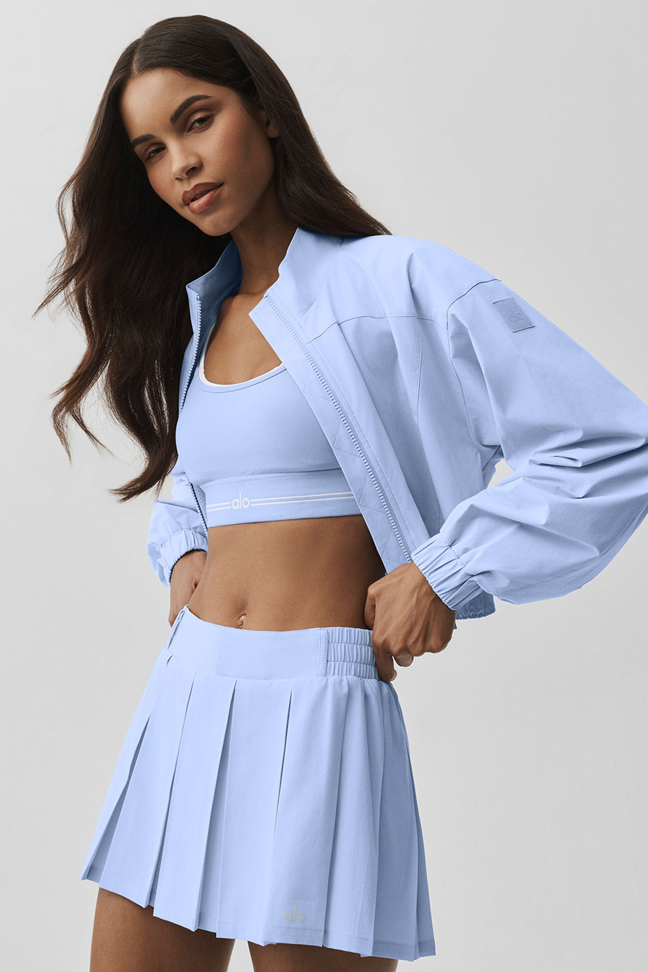 alo Clubhouse Jacket - Light Provence Blue
