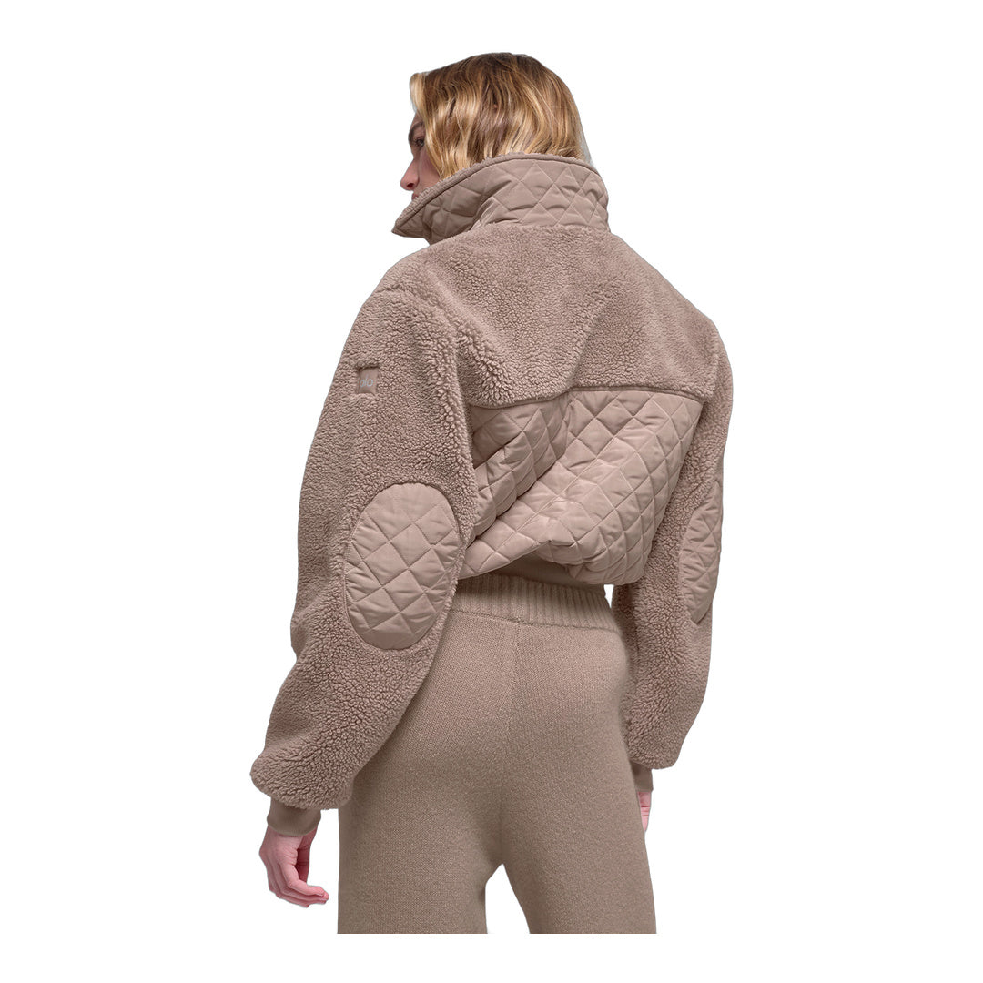alo Sherpa Edge Bomber - Chai Latte
