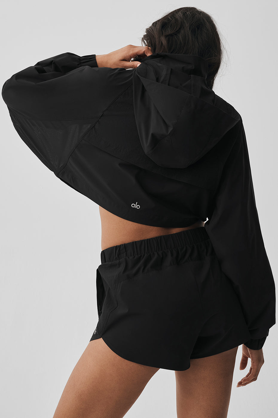 alo Cropped Playmaker Jacket - Black