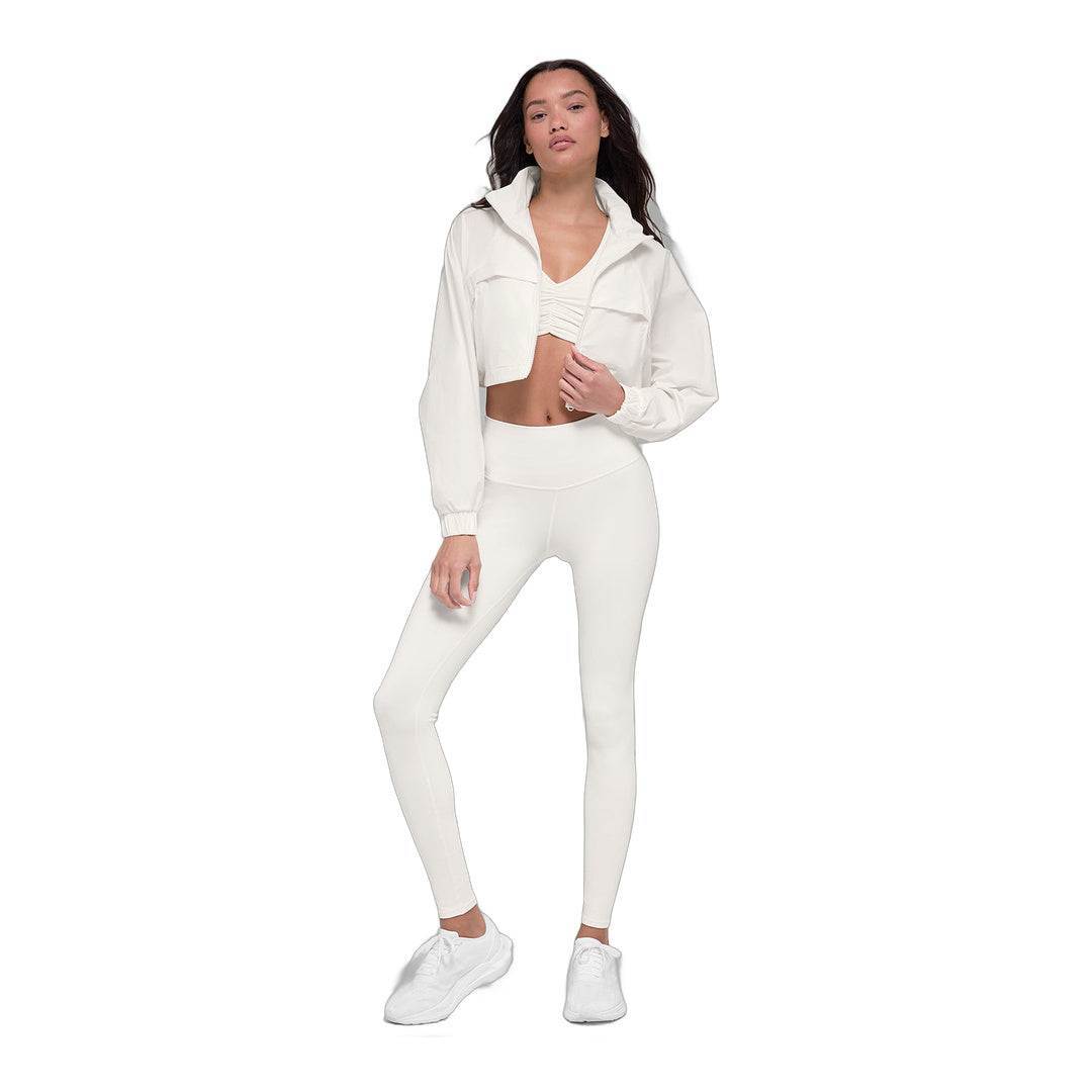 alo Cropped Playmaker Jacket - Ivory