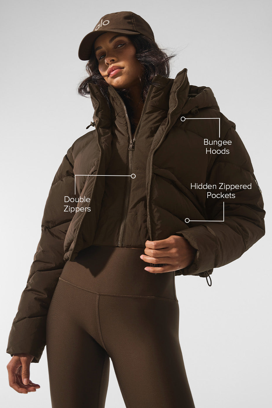 alo Glacier Puffer - Espresso