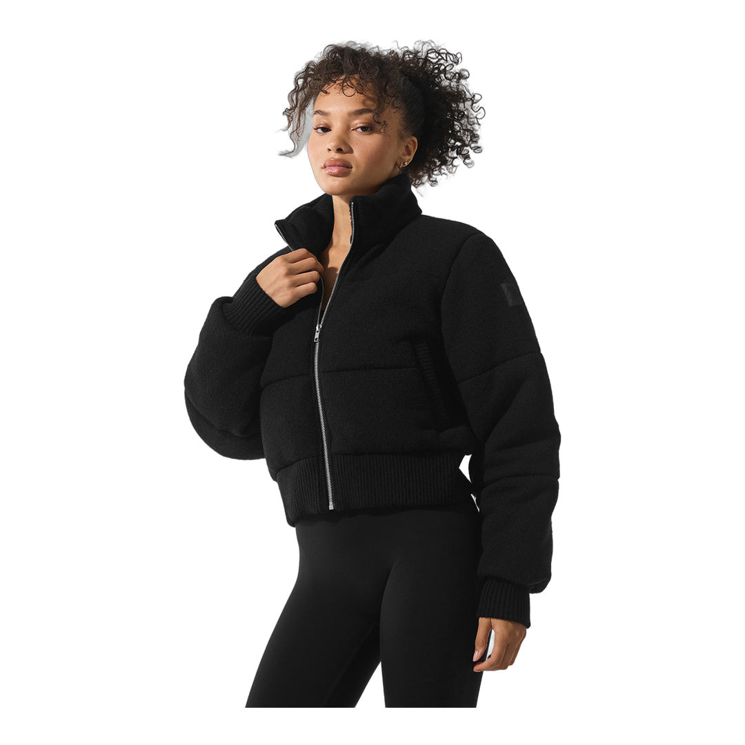 alo Darling Sweater Puffer - Black