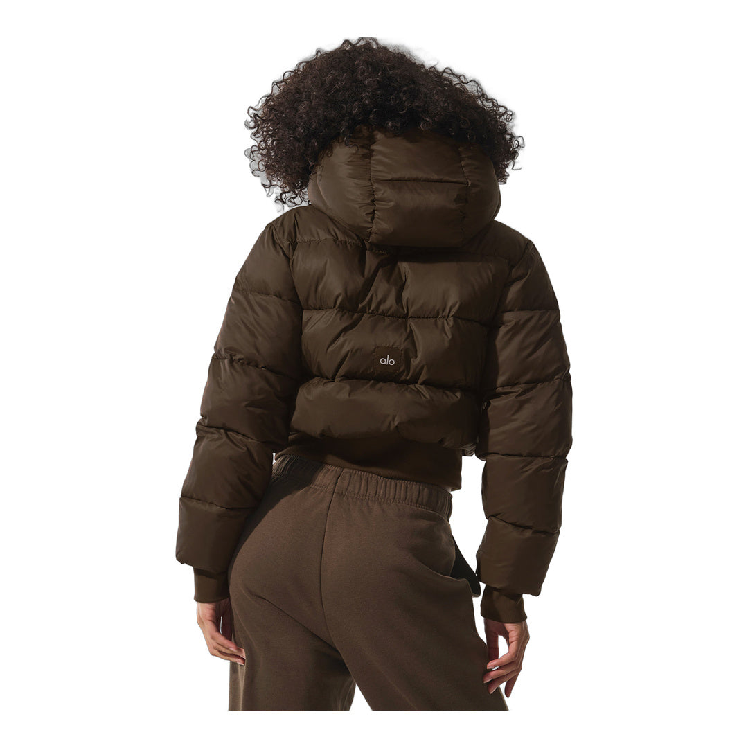 alo Foxy Puffer Jacket - Espresso